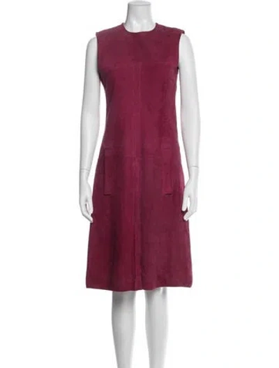 Pre-owned Givenchy Vintage Midi Length Dress In Purple