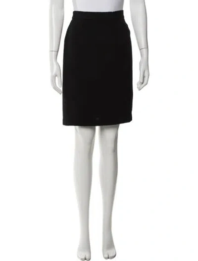 Pre-owned Givenchy Vintage Mini Skirt In Black