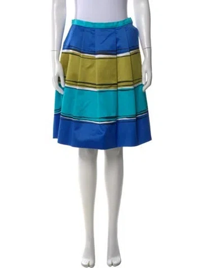 Pre-owned Givenchy Vintage Mini Skirt In Blue