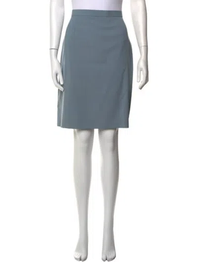 Pre-owned Givenchy Vintage Mini Skirt In Blue
