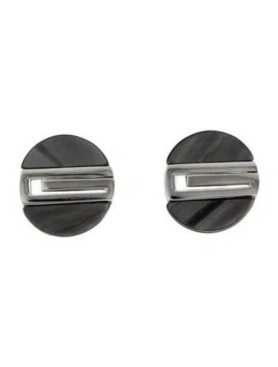 Pre-owned Givenchy Vintage Resin Clip-on Earrings In Multi