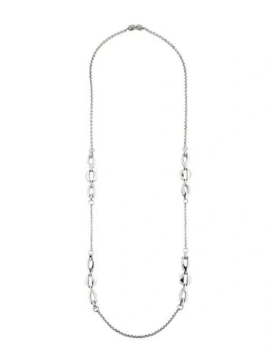 Pre-owned Givenchy Vintage Station Necklace, 39.5" In Multi