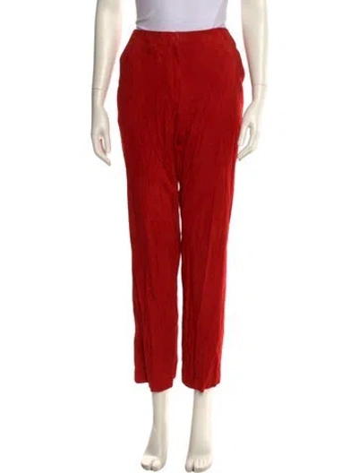 Pre-owned Givenchy Vintage Straight Leg Pants In Orange