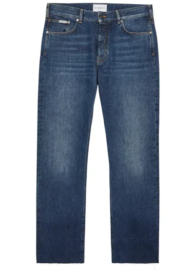 Givenchy Vintage Straight-leg Jeans In Blue Denim