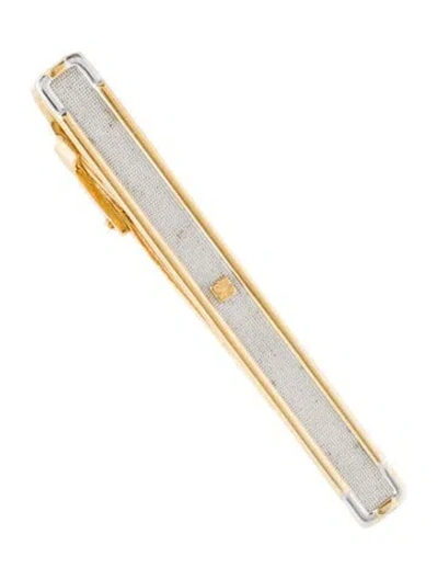 Pre-owned Givenchy Vintage Two-tone Tie Clip In Multi