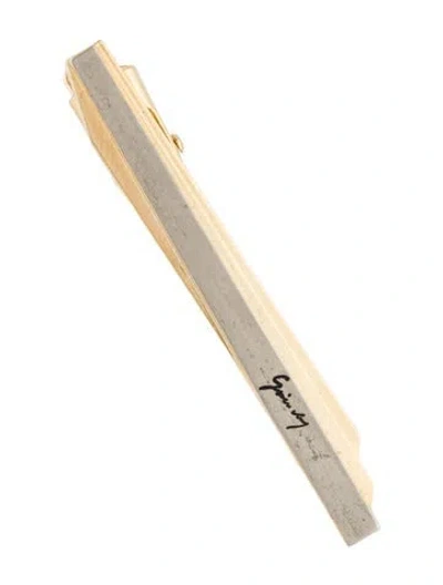 Pre-owned Givenchy Vintage Two-tone Tie Clip In Multi