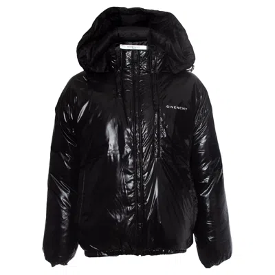Pre-owned Givenchy , Vinyl Puffer Jacket In Black