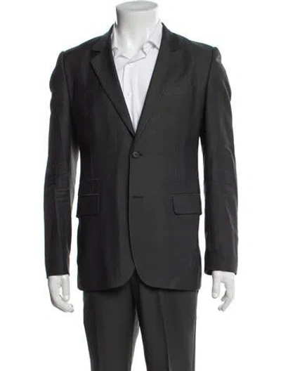 Pre-owned Givenchy Virgin Wool Blazer In Grey