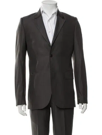 Pre-owned Givenchy Virgin Wool Blazer In Grey