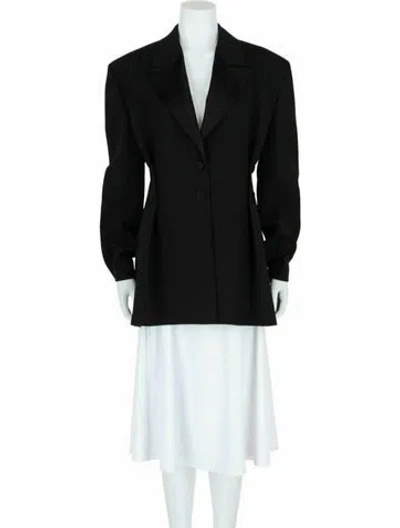 Pre-owned Givenchy Virgin Wool Blazer W/ Tags In Black