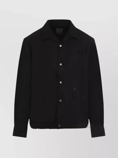 GIVENCHY VIRGIN WOOL FLANNEL SHIRT POCKET