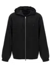 Givenchy Wool Hoodie With Elasticated Cuffs And Drawstring In Black