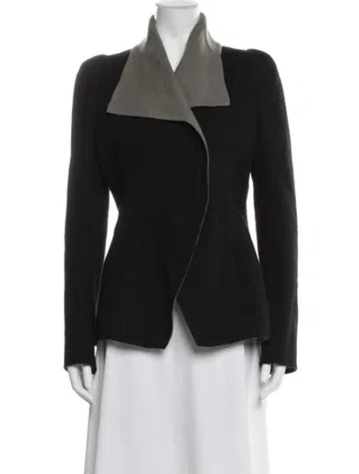 Pre-owned Givenchy Virgin Wool Jacket In Black