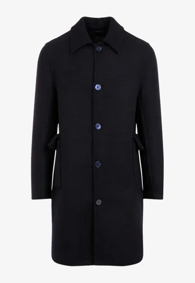 GIVENCHY VIRGIN WOOL LONG COAT