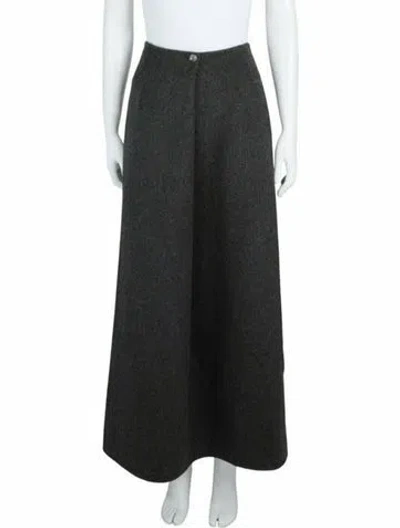 Pre-owned Givenchy Virgin Wool Skirt W/ Tags In Gray