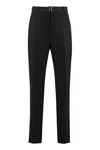 Givenchy Side Pleat Tailored Trousers In Black