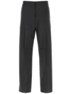 Givenchy Virgin Wool Blend Pants With Elastic Waistband In Grey