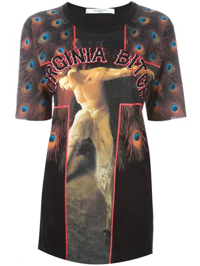 Givenchy Virginia Bitch T-shirt In Black