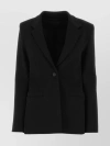 GIVENCHY VISCOSE BLAZER WITH BACK SLIT AND PADDED SHOULDERS