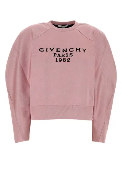 Givenchy Viscose Blend Knit Sweater In Pink
