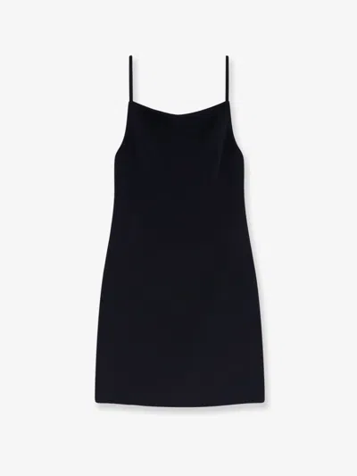 Givenchy Mini Dress Crepe Cady Square Neckline In Black