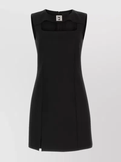 GIVENCHY VISCOSE BLEND MINI DRESS WITH CUT-OUT DETAIL