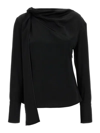 Givenchy Viscose Blouse In Black