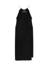 Givenchy Mini Cut-out Dress With Chain In Black