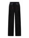 Givenchy Viscose Trousers With Wrinkled Effect In Black