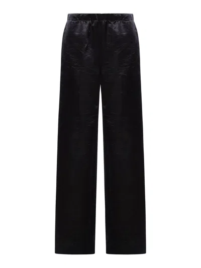 GIVENCHY VISCOSE TROUSERS WITH WRINKLED EFFECT