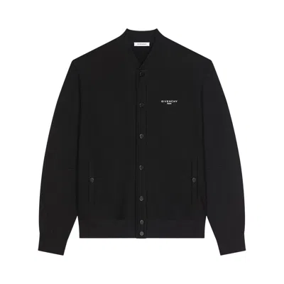 Pre-owned Givenchy V-neck Lined Cardigan 'black' | Men's Size L