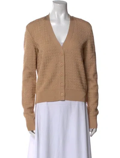 Pre-owned Givenchy V-neck Sweater In Neutral