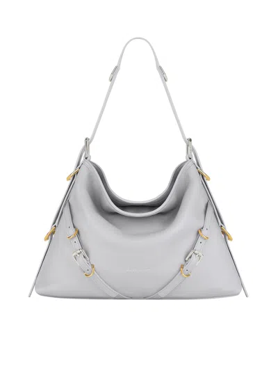 Givenchy Voyou - Medium Bag In Light Grey