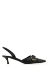 Givenchy Voyou Buckled Textured-leather Slingback Pumps