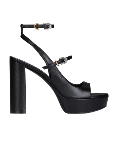 GIVENCHY GIVENCHY DOUBLE STRAPPED HEELED SANDALS