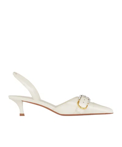 GIVENCHY VOYOU SLINGBACKS IN GRAINED LEATHER