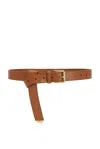Givenchy Voyou Belt In Brown