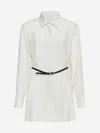 Givenchy Ivory Silk Voyou Shirt In Ecru