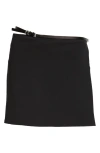 Givenchy Viscose Mini Skirt In Black