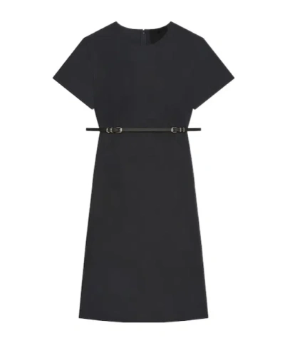 Givenchy Voyou Dress In Cotton Taffetas In Black