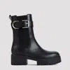 Givenchy Voyou Leather Buckle Chelsea Boots