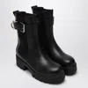 Givenchy Voyou Leather Buckle Chelsea Boots
