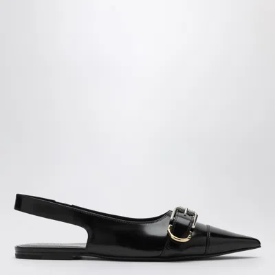 GIVENCHY GIVENCHY VOYOU BLACK LEATHER SLINGBACK
