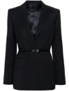 Givenchy Tailored Jacket Textured Finish In Blue
