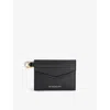 GIVENCHY GIVENCHY 001-BLACK VOYOU BRAND-PRINT LEATHER CARD HOLDER