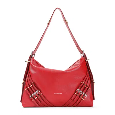 Givenchy Voyou Buckles Bag In Vermillon