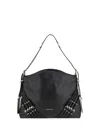 Givenchy Medium Voyou Leather Shoulder Bag In Black