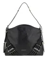 Givenchy Medium Voyou Leather Shoulder Bag In Black