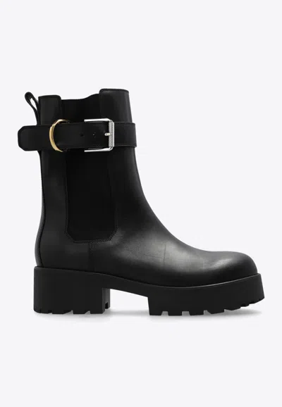 GIVENCHY VOYOU CALF LEATHER CHELSEA BOOTS