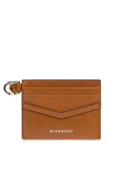 Givenchy Porte-cartes Voyou En Cuir In Brown